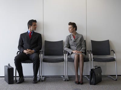Women waiting for men